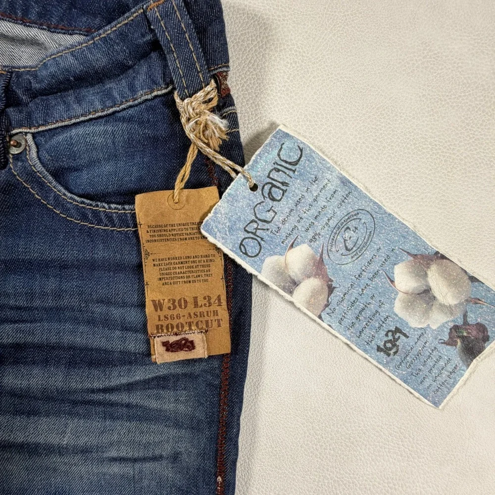 NWT 1921 Western Glove Works Bootcut Jeans Organic Cotton Womens 30x34